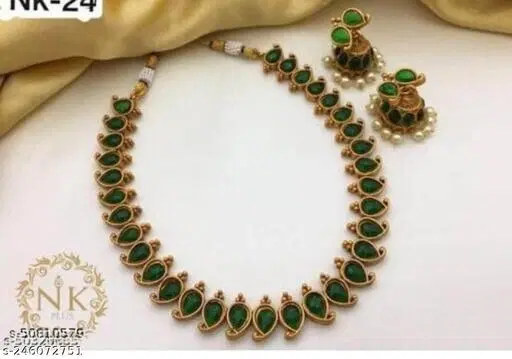 Gold-Plated Jewellery Set For Women'S/Girls