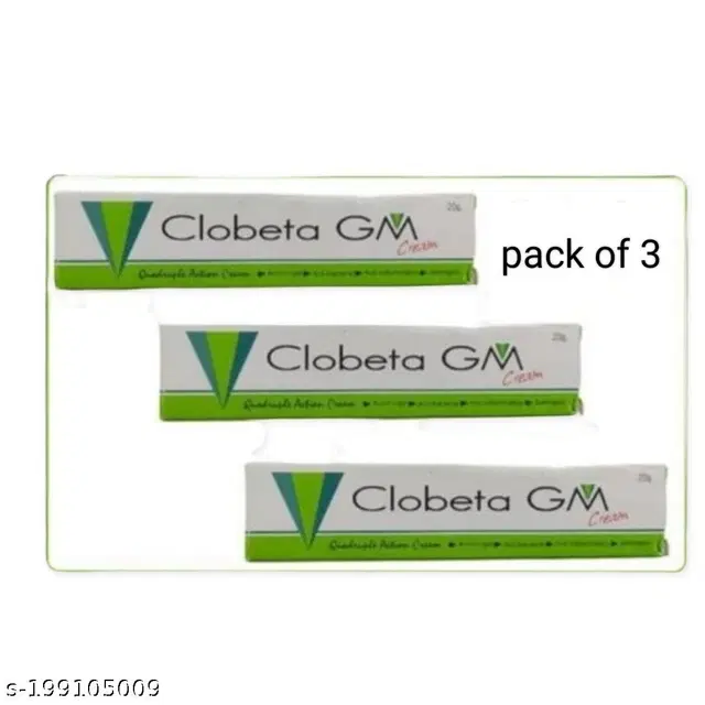 Clobeta Anti-Fungal Cream, 10 g, Pack of 3