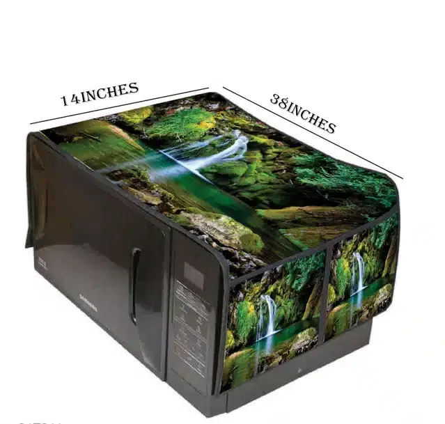 Digital Printed Microwave Cover with Non-Woven Back, Multicolor