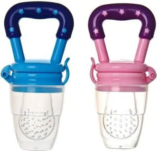 Silicone Fruit Feeder for Kids, Multicolor, Pack of 2