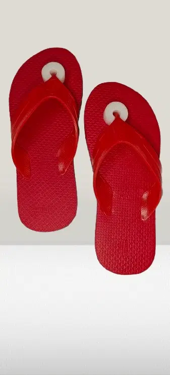 Flipflops for Men (Red, 4)