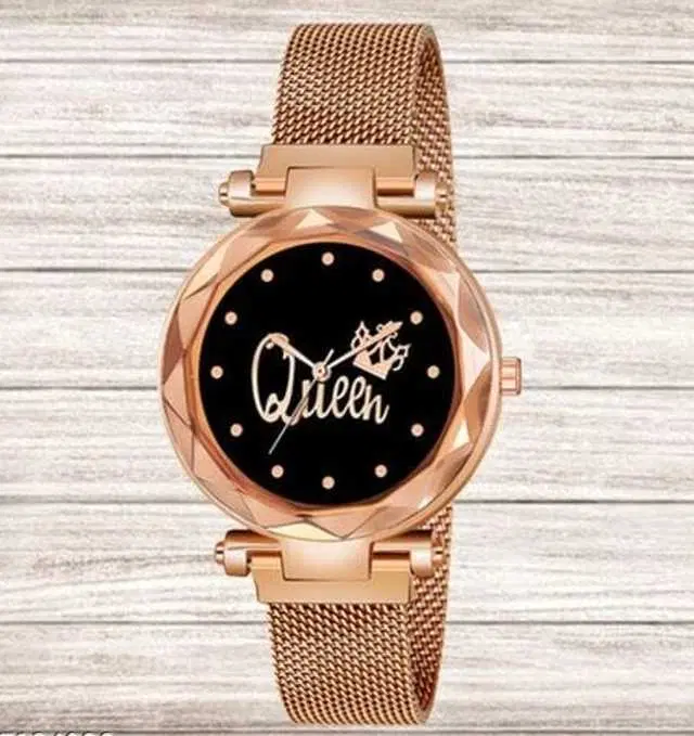 Analog Watch For Womens (Rose Gold) (WS-124)