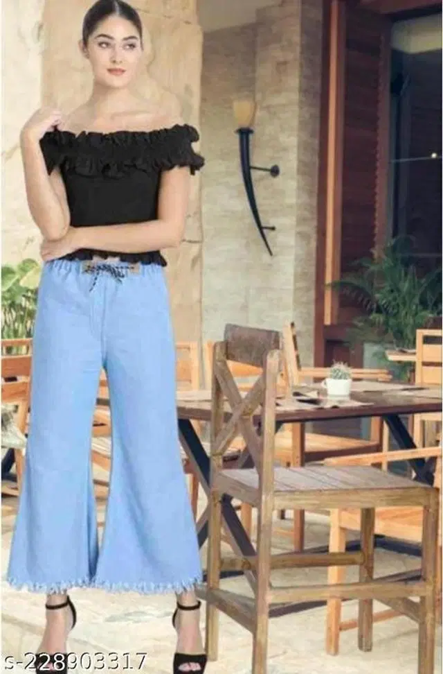 Denim Jeans for Women (Blue, 28)