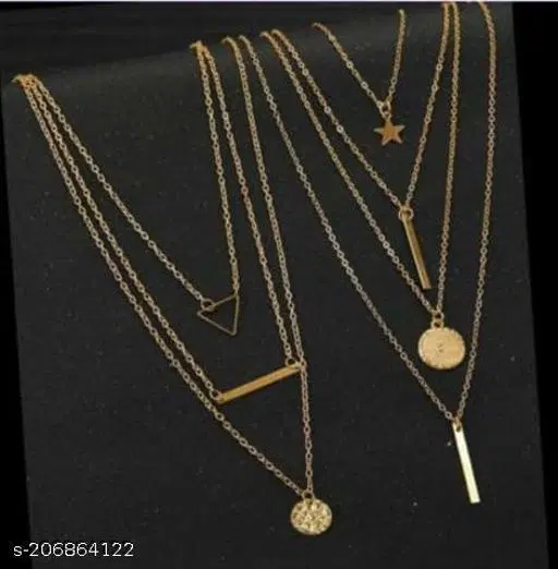 Trendy Minimal Necklace Combo Of 2 for Girls And Women