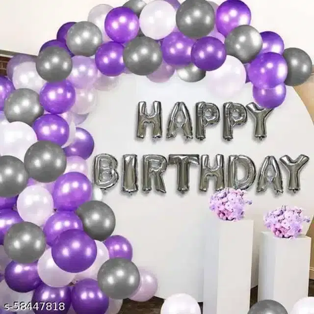 Birthday Party Decoration Kit, Multicolor, Set of 32