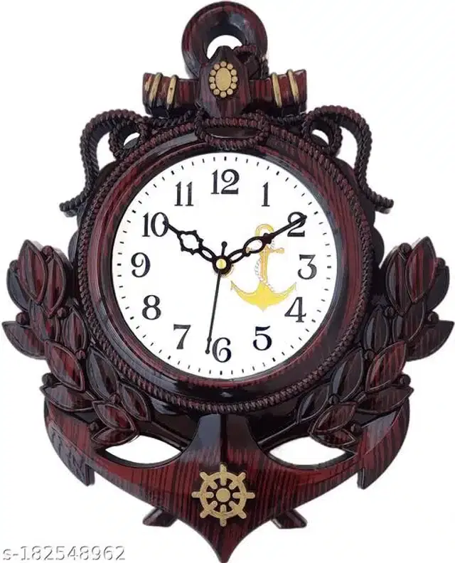 Plastic Wall Clock, Multicolor