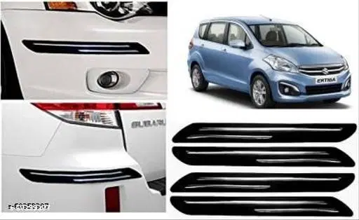 Rubber Car Bumper Protector, Multicolor, Pack of 4