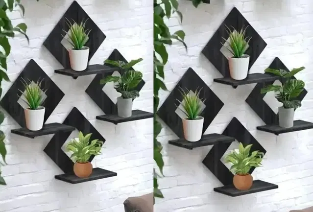 JAIPUR WOODEN CRAFTS Wooden Wall Hanging, Pack of 8