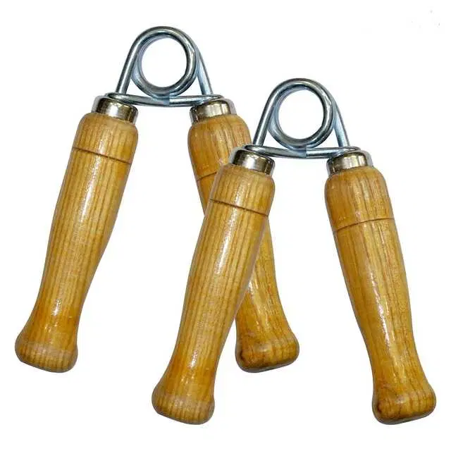 Aryshaa Wooden Hand Grip For Strength, Pack of 2