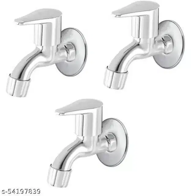 Bathroom Tap, Silver(Pack Of 3