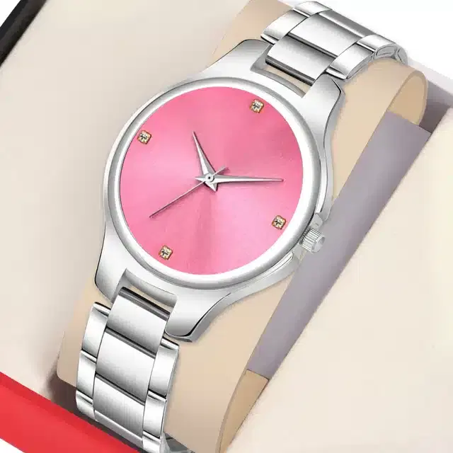 Analog Watch for Women (Pink)