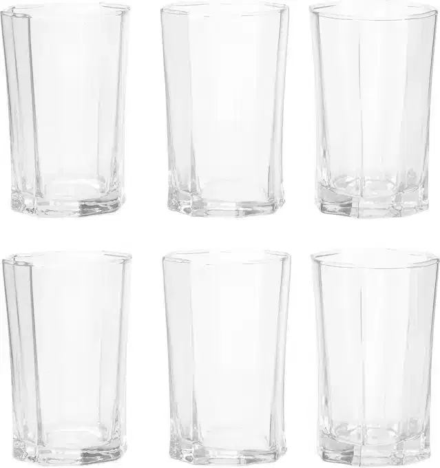 Liquor cum Cocktail Glasses, Transparent, 200 ml, Pack of 6