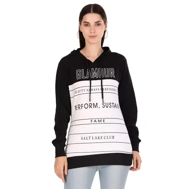 Full Sleeves Hoodie for Women (Multicolor, S)