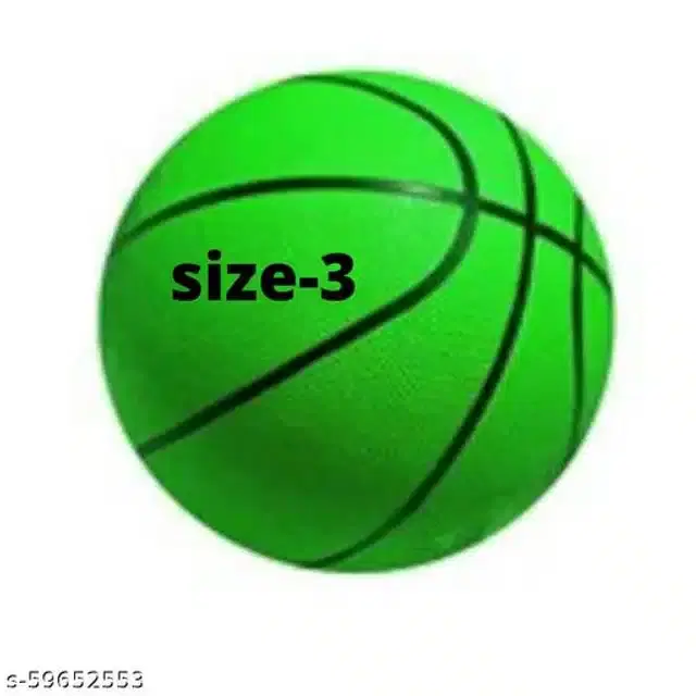 Rubber Basketball, Size 3, Multicolor