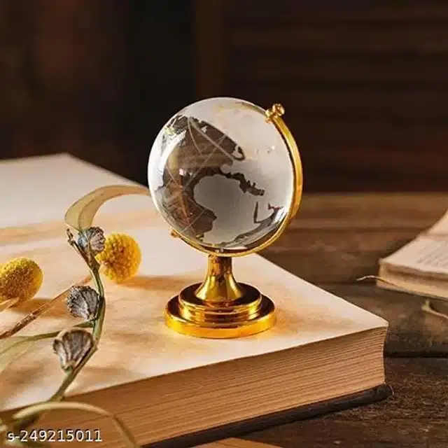 Fengshui Globe Showpieces, Gold & Transparent