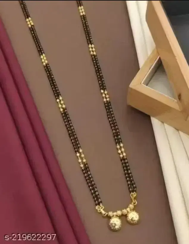 Gold Plated Alloy Mangalsutras for Women