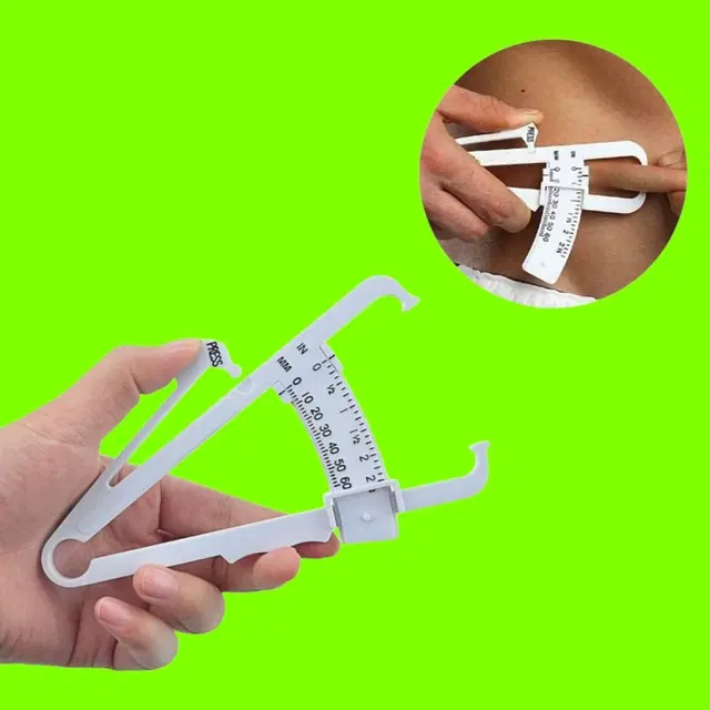 Lightweight Eco-Friendly Body Fat Measuring Caliper, Multicolor, Pack of 1