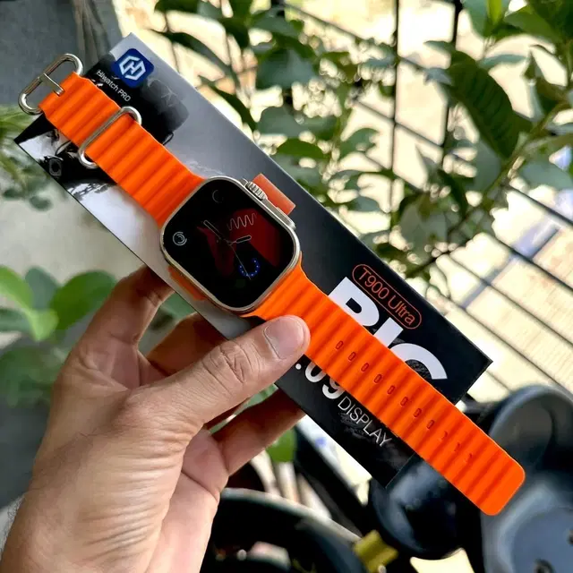 Silicone T800 Ultra Smartwatch, Orange