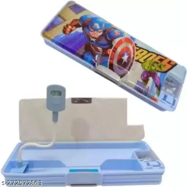 Pencil Box with Inbuilt Light, Multicolor