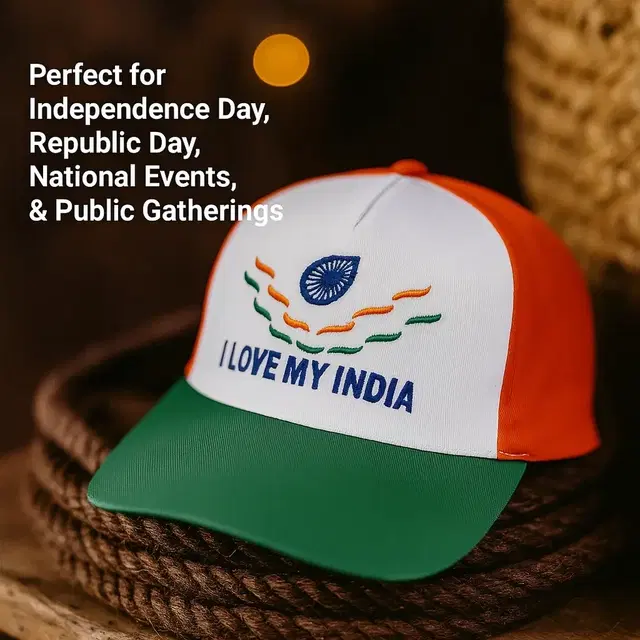 Tricolor Cap Pack of 2, Pack of 2, Pack of 2