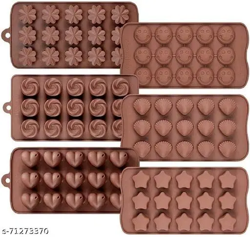 Silicone Baking MoaldS,  (Brown)