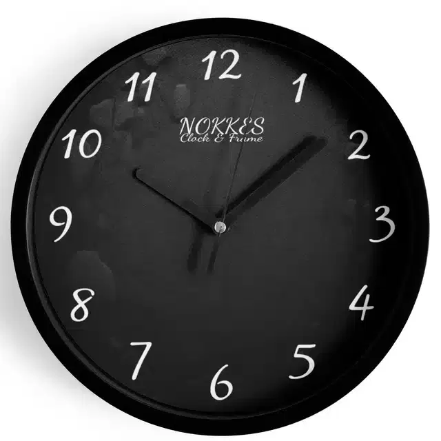 Plastic Printed Wall Clock, Multicolor, 7 Inches