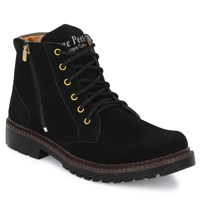 Boots for Men (Black, 7)
