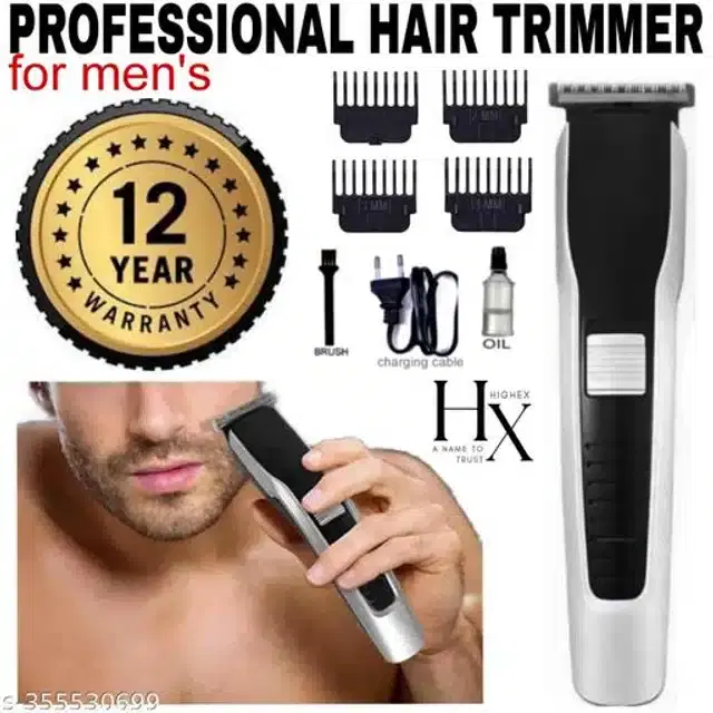 Rechargeable Trimmer for Men, Black