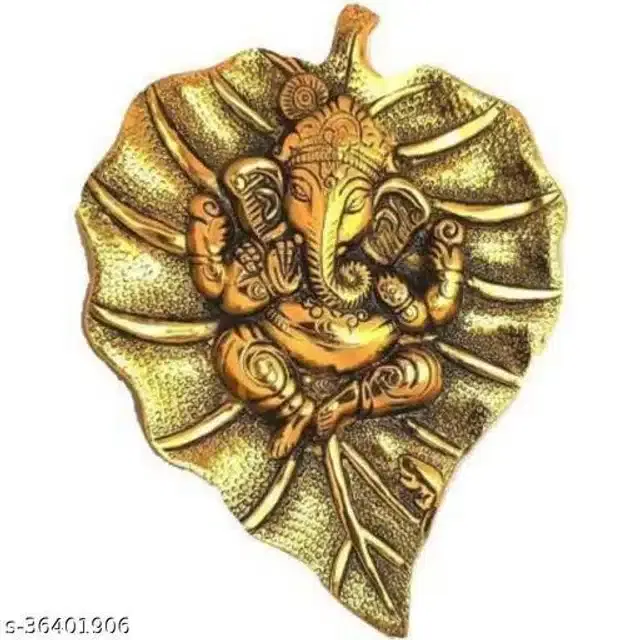 Lord Ganesha Wall Hanging, Gold
