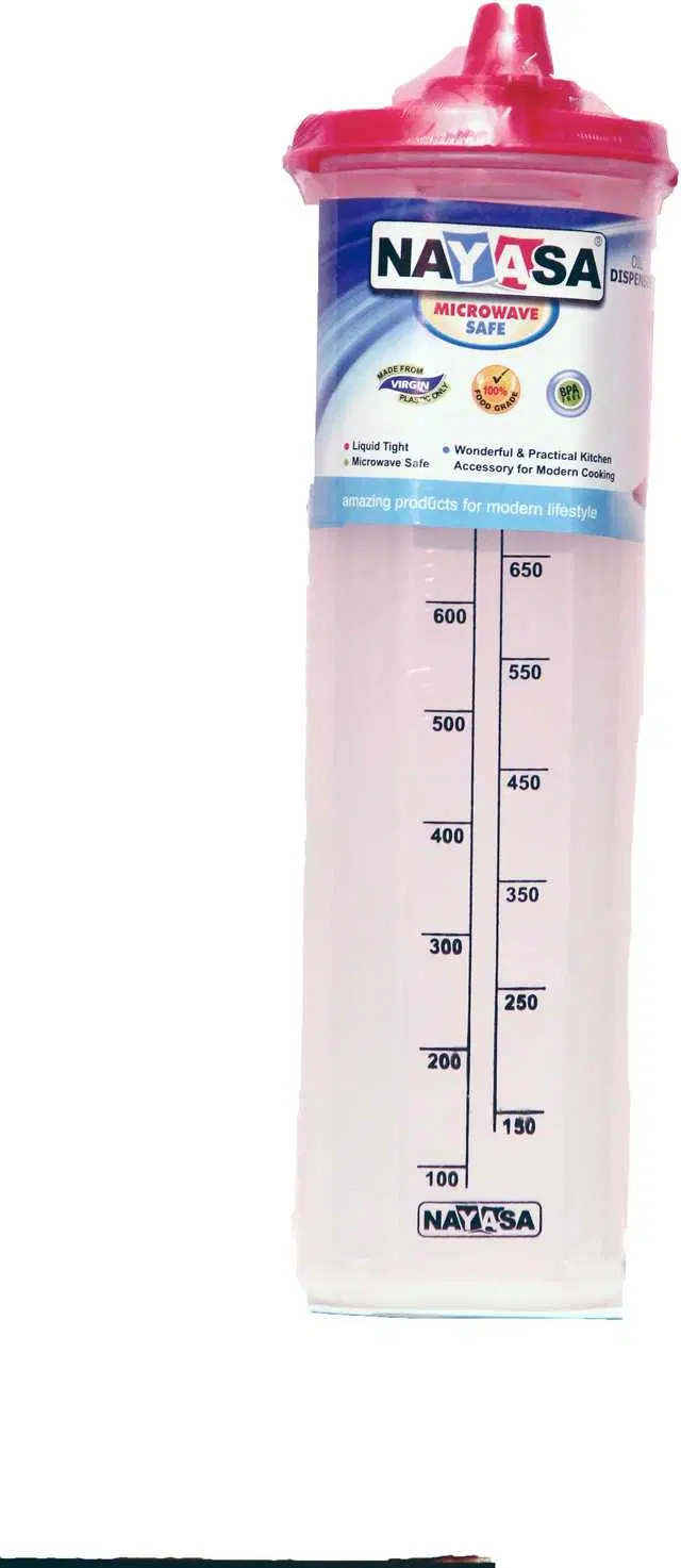 Aarohi Kitchen Plastic Bottle Oil Dispenser, Red, AA-002