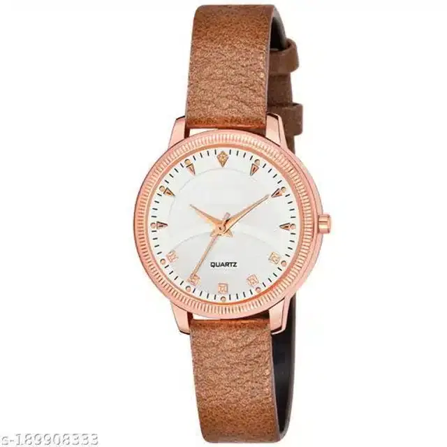 Analog Watch for Women (Rose Gold)