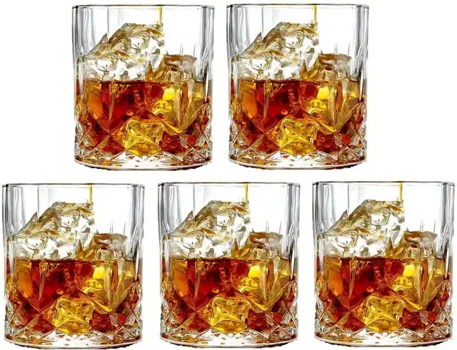 Liquor cum Cocktail Glasses, Transparent, 200 ml, Pack of 5