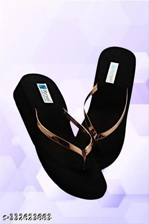 Solid Thong Flip-flops for Women (Coral, IND-6)