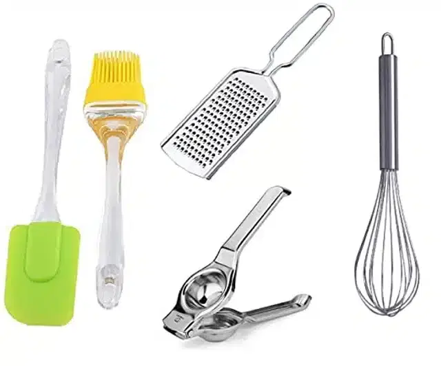 Combo of Kitchen Tool Set, Pack of 5, Multicolor