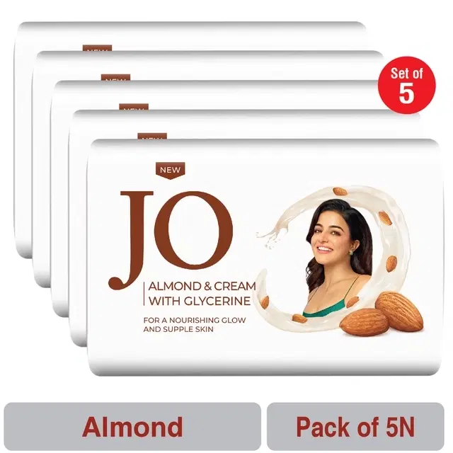 Jo Almond & Cream Soap 5X47 g (Pack of 5)