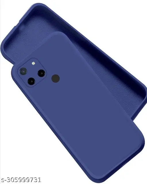 Silicone Mobile Cover for Realme C21Y / Realme C25Y, Multicolor