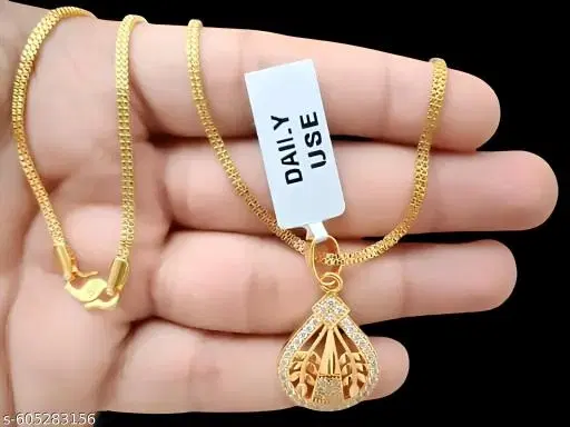Pendant with Chain for Women (Gold)