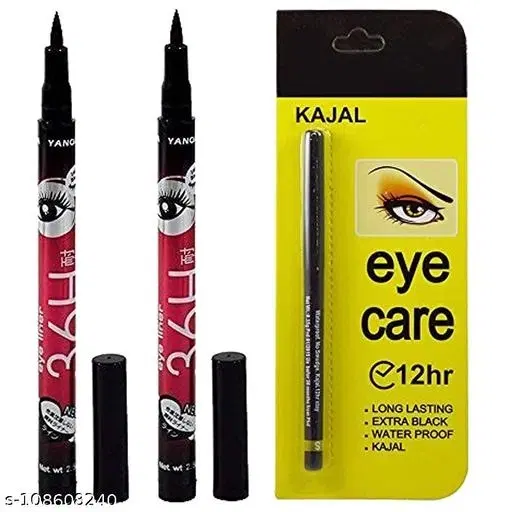 Ads Kajal With 2Pc 36Hr Eyeliner Combo