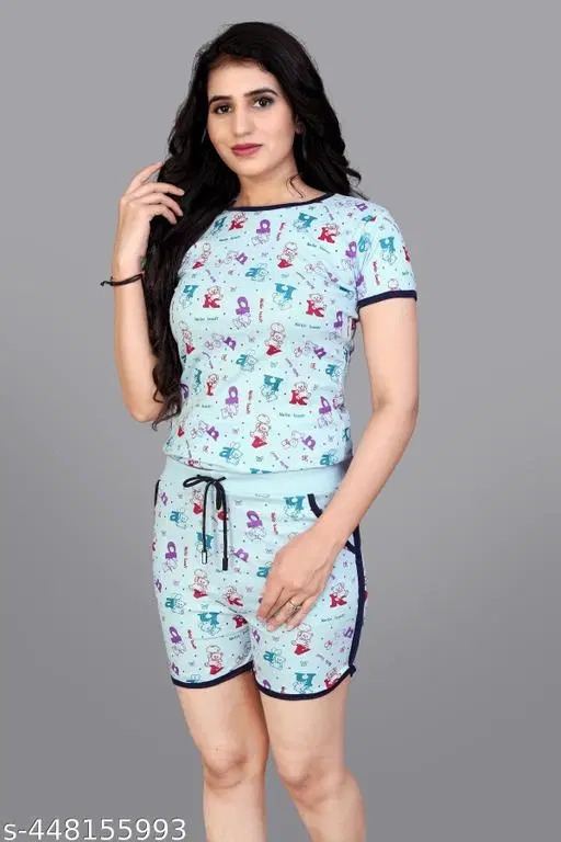 Top & Bottom Sets for Women (Multicolor, S)