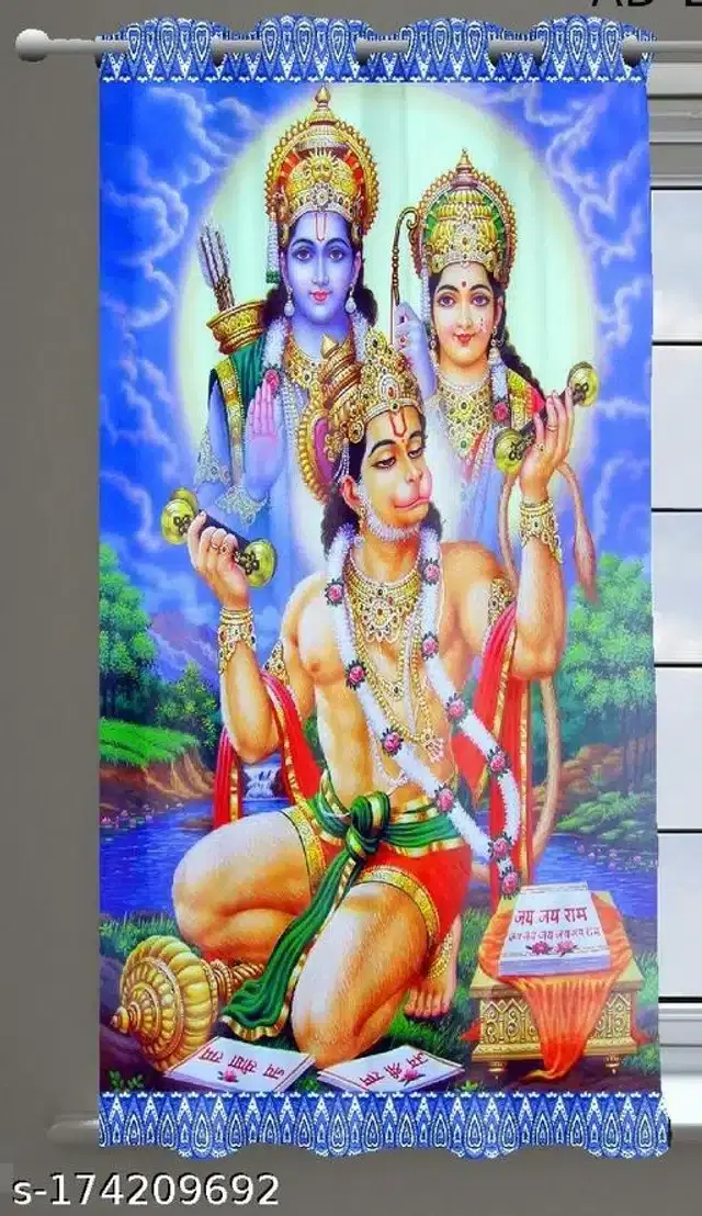 Curtains for Door, Multicolor, 5 Feet