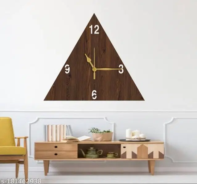 Wooden Wall Clock, Brown