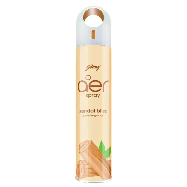 Godrej Aer Spray Home Fragrance - Sandal Bliss 180 ml