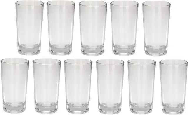 Liquor cum Cocktail Glasses, Transparent, 250 ml, Pack of 11