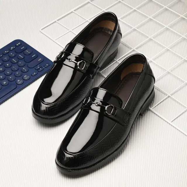 Loafers for Men (Black, 8)