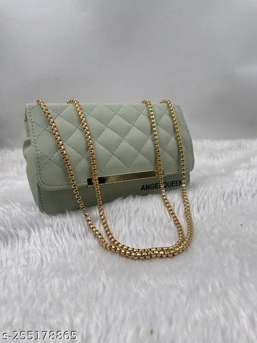TRUE FASHION. Sling Bag for Women (Green, Free size)