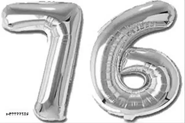 Number Foil Balloon, Assorted, Pack of 1