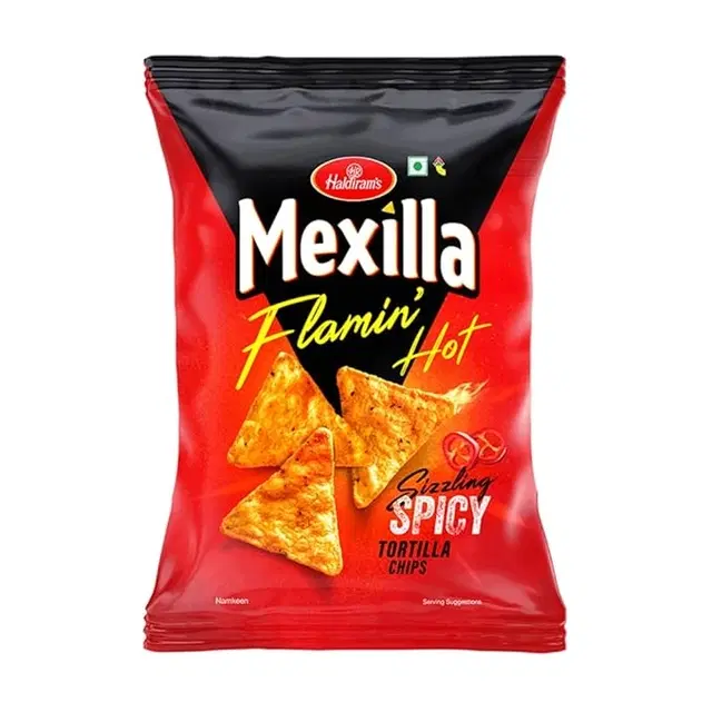 Haldiram's Mexilla Flamin Hot Chips 95 g