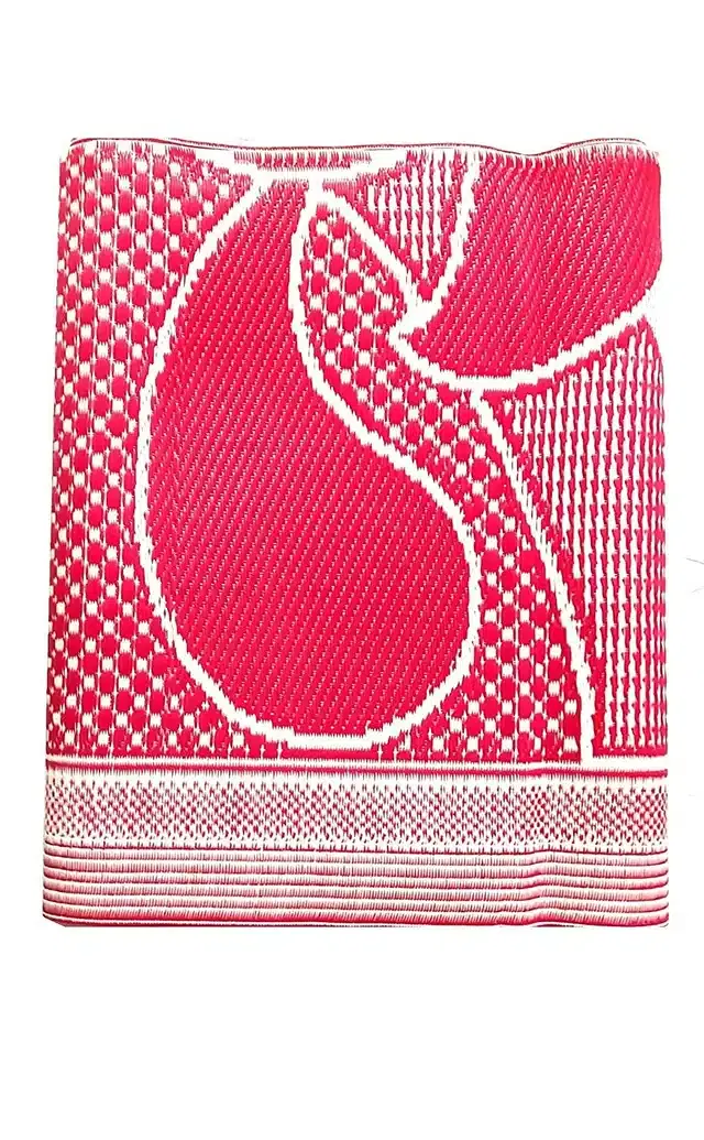 Multipurpose Plastic Chatai, Pink, 6x6 feet