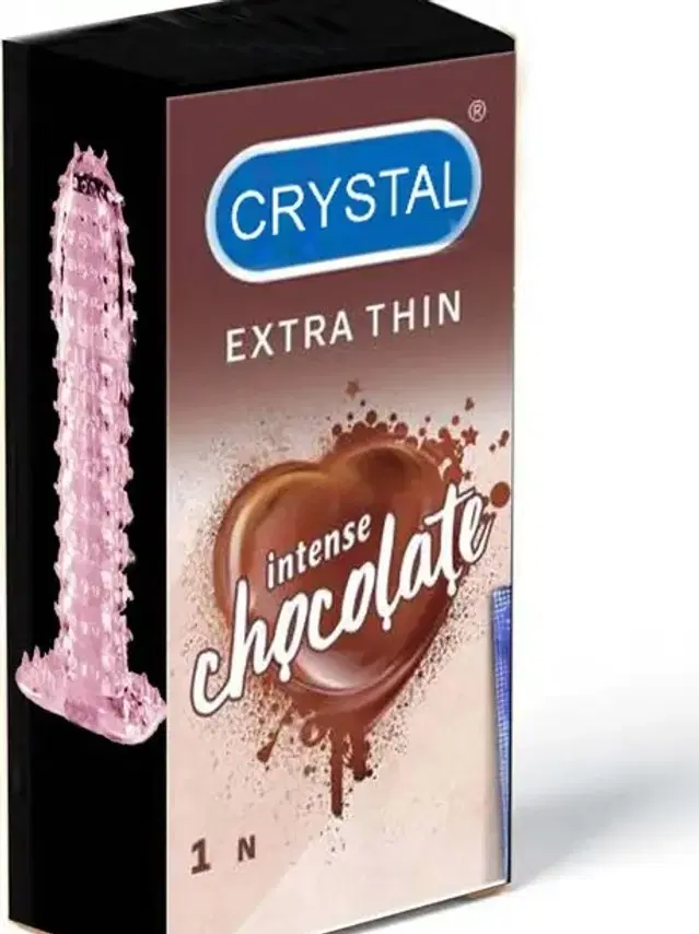 Kings Chocolate Flavored Condoms for Men, Multicolor