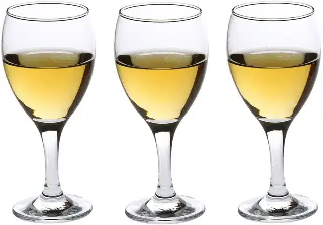 Liquor cum Cocktail Glasses, Transparent, 250 ml, Pack of 3